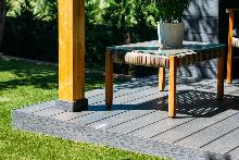 KIT Complet Terrasse Bois Composite SUPRADECK - Gris Anthracite - 22x140x2200 mm