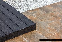 KIT Complet Terrasse Bois Composite SUPRADECK - Noir - 22x140x2200 mm